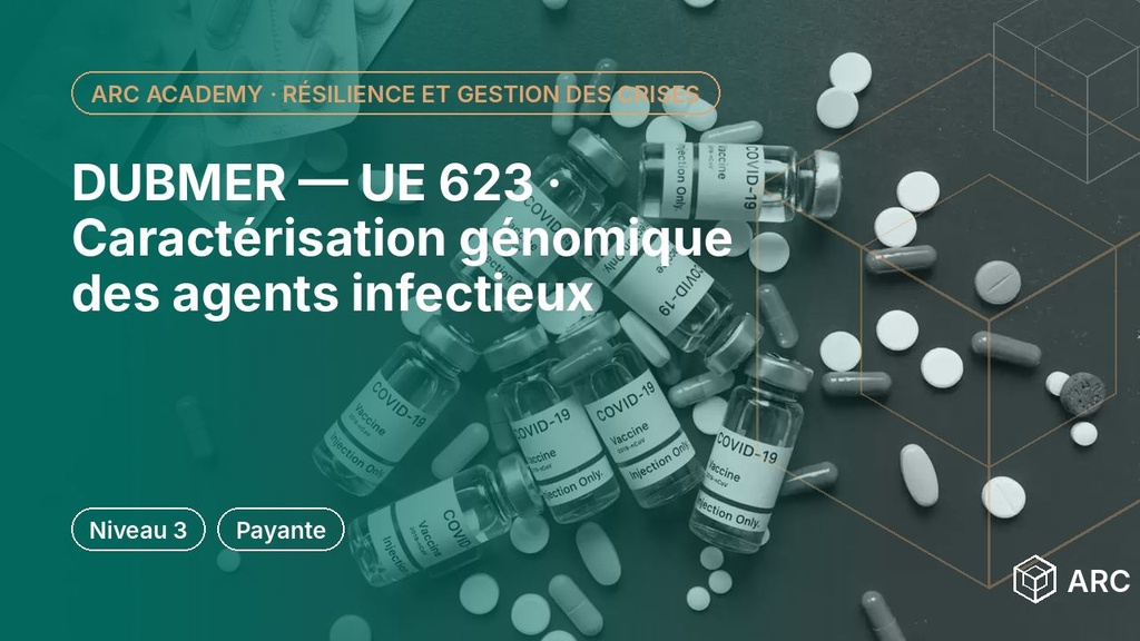 DUBMER — UE 623 · Caractérisation génomique des agents infectieux